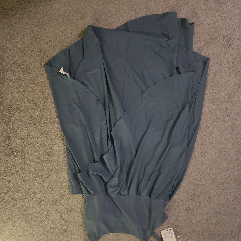 HALARA Teal High-Low Dress